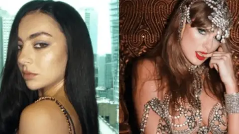 Charli XCX se recusa a comentar se &ldquo;Actually Romantic&rdquo;, de Taylor Swift, é sobre ela